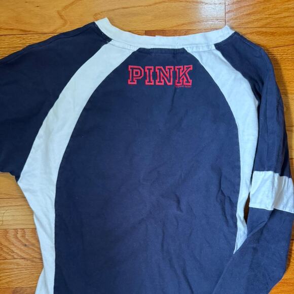 New England Patriots x Victoria's Secret PINK vintage NFL sequined long sleeve - Picture 3 of 5